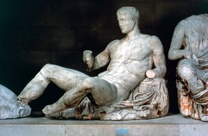 Dioniso, dal frontone orientale del Partenone, 447-432 a.C.
