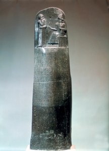 Stele di diorite con le leggi di Hammurabi, XVIII secolo a.C. da Unbekannt