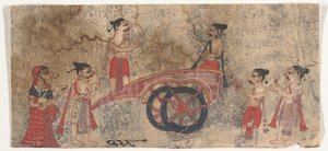 Dispute su un Carro, 1650-60 da Unbekannt