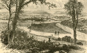 Vista lontana di Perth da Unbekannt