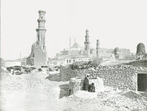 Vista lontana della Cittadella, Il Cairo, Egitto
