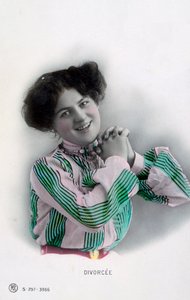 Divorzio, cartolina francese vintage da Unbekannt