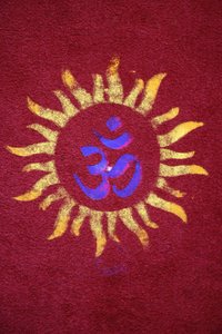Rangoli di Diwali nel tempio Shirdi Sai Baba, Leicester. Regno Unito da Unbekannt