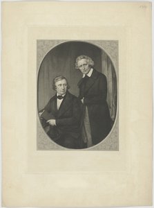 Doppio ritratto dei fratelli Grimm, ca 1845