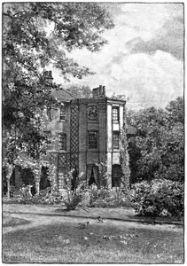 Down House, vicino a Beckenham, Kent, dal giardino, 1883 da Unbekannt