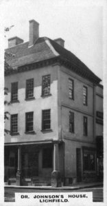 Casa del Dr Johnson, Lichfield, Staffordshire, c1920s da Unbekannt