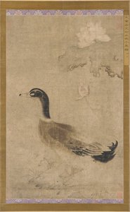 Anatra e fiori di loto, dinastia Yuan, 1279-1368 da Unbekannt