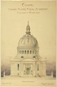 Disegno, Cappella, Accademia Navale degli Stati Uniti da Unbekannt