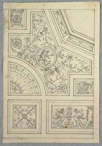 Disegno, Progetto per un soffitto, ca. 1800 da Unbekannt