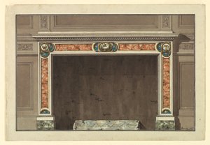 Elevazione di un caminetto da Unbekannt