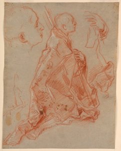 Disegno, Quattro studi di un piede da Unbekannt