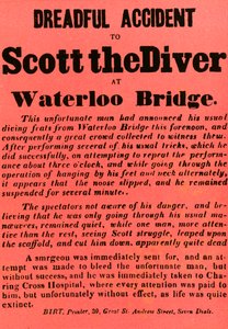 Terribile incidente a Scott il subacqueo al Waterloo Bridge, 1841, 1948