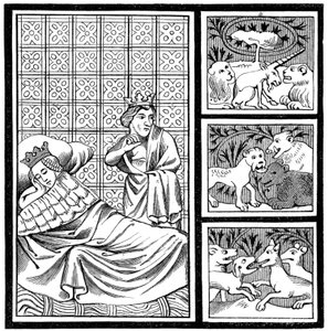 Sogno di Childéric, 1849 da Unbekannt