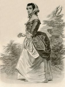 Abito di una giovane signora della Virginia, c1775, 1937
