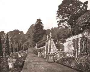 Giardini del Castello di Drummond, Perthshire, Scozia, 1894 da Unbekannt