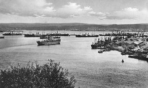 Porto di Durban dal Bluff, Sudafrica da Unbekannt