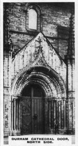 Porta della Cattedrale di Durham, lato nord, c1920s da Unbekannt