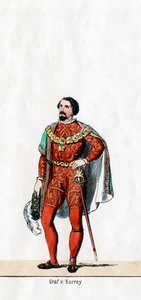 Conte del Surrey, costume per l