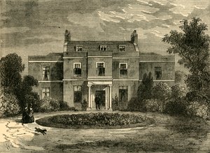 Earls Court House, precedentemente casa di John Hunter, c1876