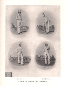 Primi giocatori di cricket vittoriani, XIX secolo 1912