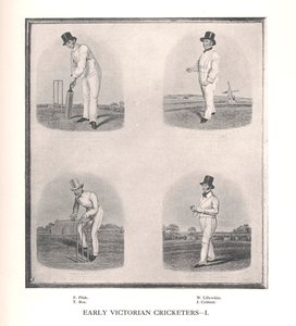 Cricketers vittoriani, XIX secolo 1912 da Unbekannt