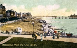 Eastbourne dalla Wish Tower, Sussex, inizio XX secolo