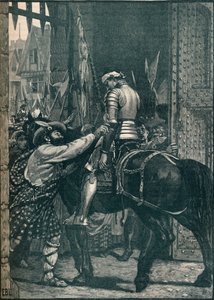 Edimburgo dopo la battaglia di Flodden, 1513 da Unbekannt