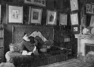 Edmond de Goncourt, autore francese, 1891 da Unbekannt