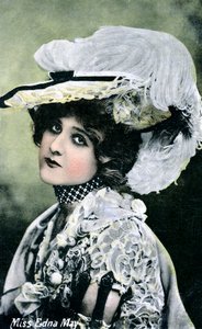 Edna May 1878-1948, cantante e attrice americana, inizio XX secolo