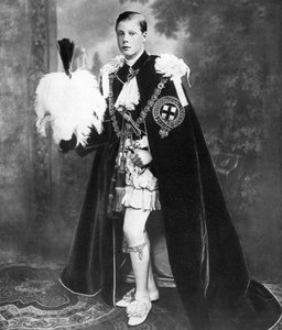 Edoardo, principe di Galles come cavaliere della Giarrettiera, inizio XX secolo da Unbekannt