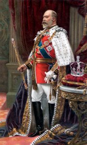 Edoardo VII in abiti da incoronazione, 1902