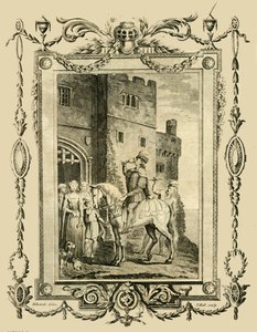 Edoardo il Martire pugnalato per ordine della matrigna Elfrida, al castello di Corfe, 978, 1783
