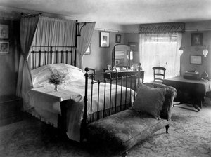 Camera da Letto Edoardiana, 1909 da Unbekannt