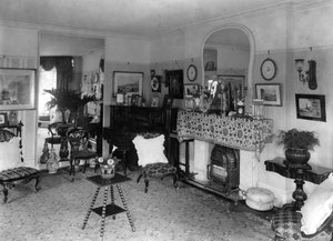Salotto edoardiano, 1909 da Unbekannt