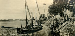 Egitto - Villaggio Embaba vicino al Cairo, c. 1918-1939 da Unbekannt