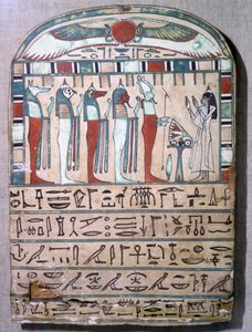 Lastra funeraria egiziana di Meresimen da Unbekannt