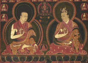 Ottavo Karmapa, Mikyo Dorje (1507-1554) e il suo maestro il Primo Sangye Nyenpa da Unbekannt
