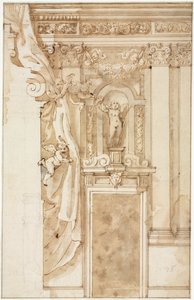 Elevazione per decorazione murale, c. 1550 da Unbekannt