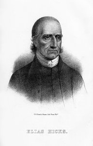 Elias Hicks, predicatore americano, 1854 da Unbekannt