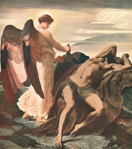 Elia nel deserto, 1877-1878, c1902 da Unbekannt