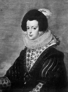 Elisabetta di Borbone, moglie del re Filippo IV di Spagna, c1630 1901 da Unbekannt
