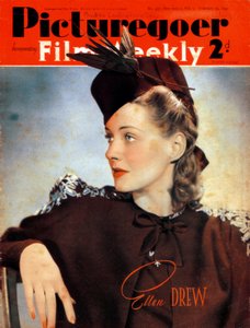 Ellen Drew 1915-2003, attrice americana, 1940