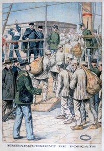 Imbarco dei detenuti per la Guyana francese, 1904