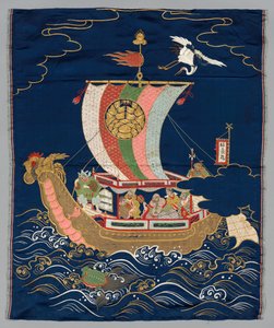 Fukusa ricamata, fine 1800-inizio 1900