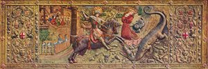 Paliotto ricamato di San Giorgio, dal Palau de la Generalitat da Unbekannt