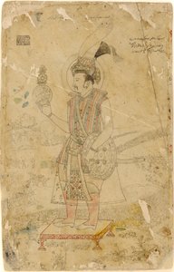 Imperatore Jahangir che tiene un globo, inizio XVIII secolo da Unbekannt