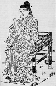 Imperatore Kanmu, che stabilì la Legge di Successione Giapponese, 1907 da Unbekannt