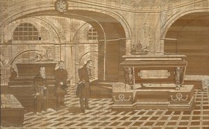 Imperatore Nicola I alla bara dell