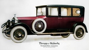 Limousine Rolls-Royce con guida chiusa e partizione dietro il conducente, c1910-1929 da Unbekannt