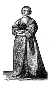 Dama di corte inglese, 1643 da Unbekannt